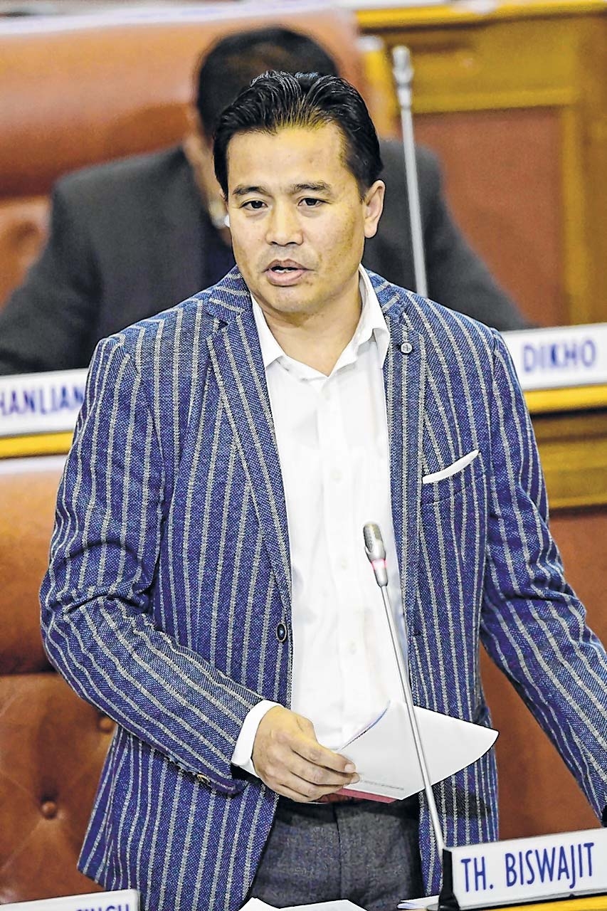 Power Minister Th Biswaji Power Minister Th Biswaji