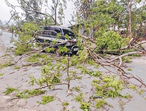 Heavy storm lashes Guwaha Heavy storm lashes Guwaha