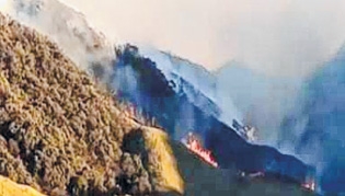 Dzuko wildfire partially 