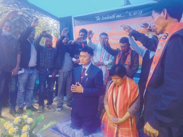 Blessing ceremony held at Blessing ceremony held at