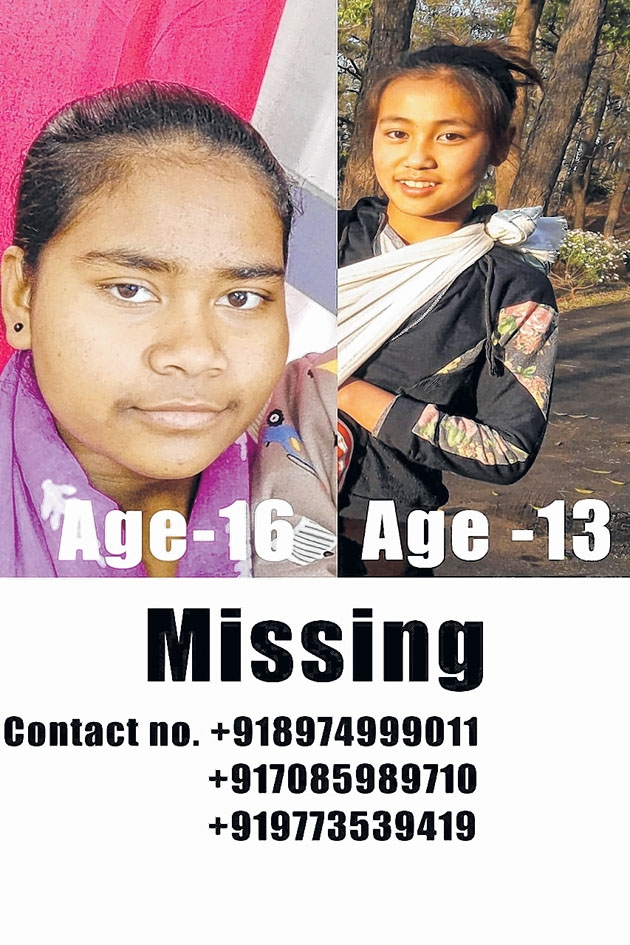 Two minor girls missing The Sangai Express Largest Circulated