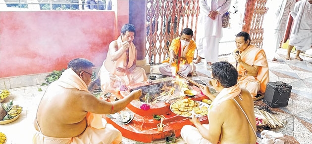 Prayer offered at Koubru 