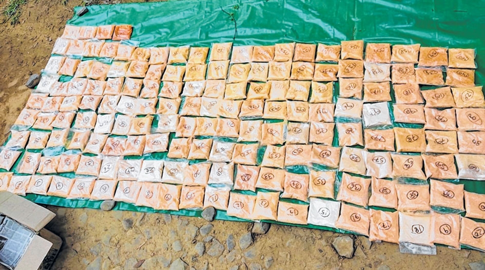 Woman from Manipur held i