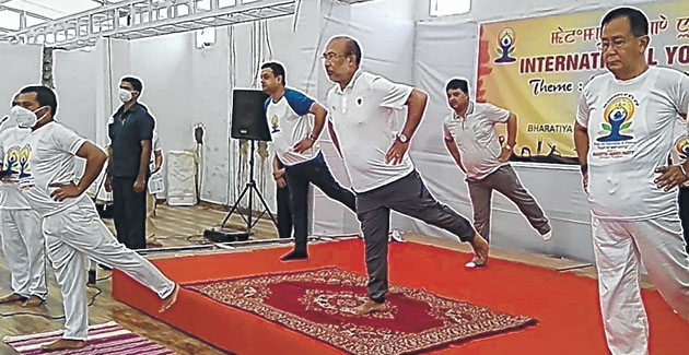 Yoga Day observed with a 