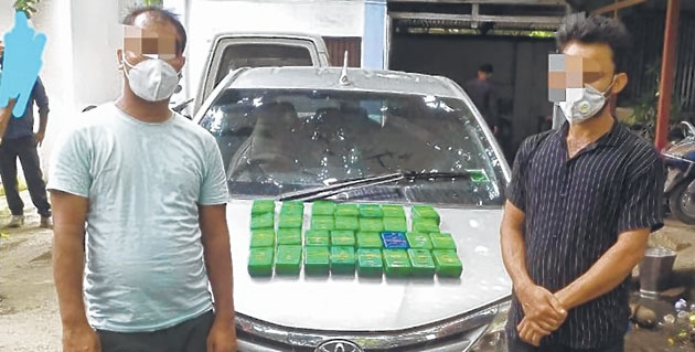 Two others held with drug