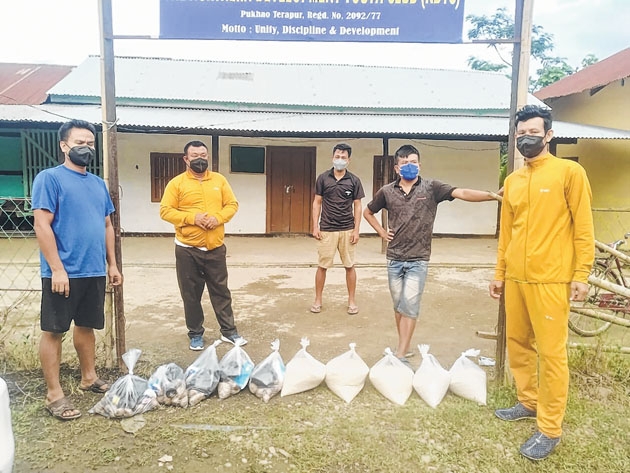 Covid relief items distri Covid relief items distri