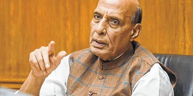 Defence Minister Rajnath 