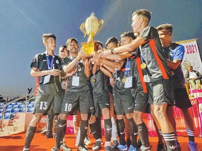 Manipur emerge champions of 13th Senior National Futsal Championship 2021