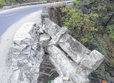 Public safety at risk due to dilapidated Likhru bridge