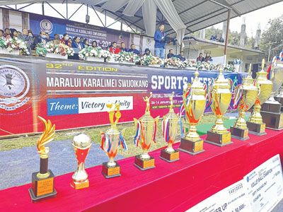 Maram Students Union SportsKatomei Centre emerge men's football champs, Maram Khullen sweep volleyball titles