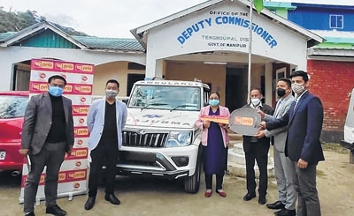 Punjab National Bank donated Ambulance