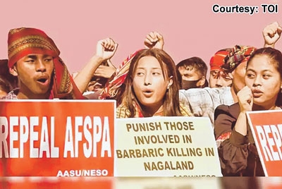 On the demand to repeal AFSPA