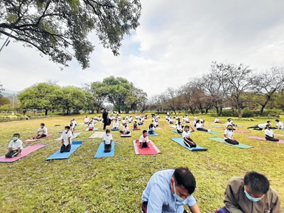 75 Crore Surya Namaskar Project held 75 Crore Surya Namaskar Project held