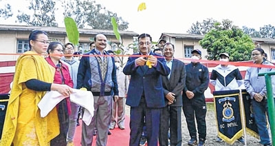 GC CRPF Imphal opens four gymnasium parks GC CRPF Imphal opens four gymnasium parks