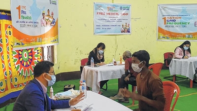 Free medical camp organised Free medical camp organised