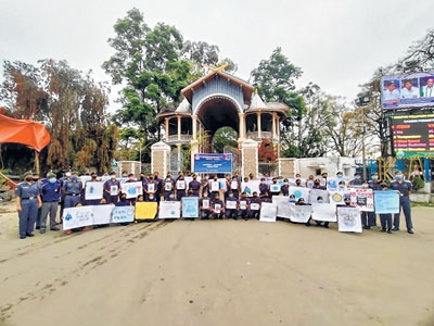 NCC organises Puneet Sagar Abhiyan NCC organises Puneet Sagar Abhiyan