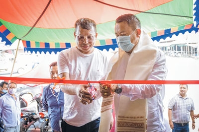 E-vehicle showroom inaugurated E-vehicle showroom inaugurated