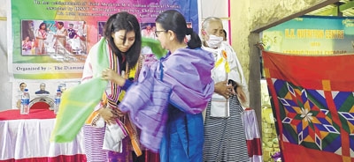 Rajkumari Panthoi feted Rajkumari Panthoi feted