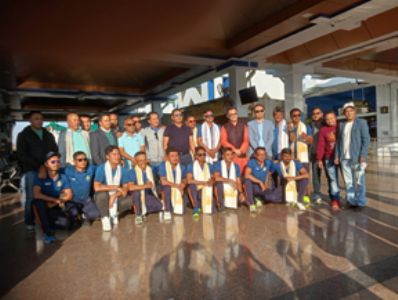 State senior men's cricket team return to heroes welcome after Ranji Trophy heroics