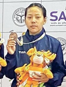 S Chingkheinganbi wins MU fencing bronze at 3rd KIUG