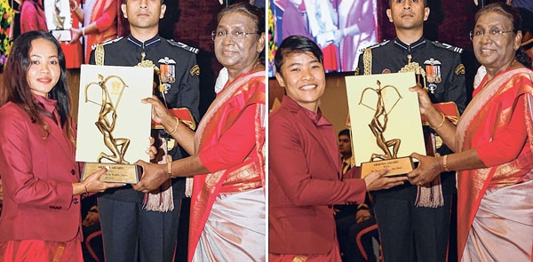 Double Triumph : Arjuna Awards for Manipur’s Sushila and Roshibina