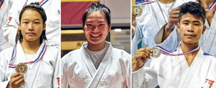 Manipur Judo Association extends best wishes to State trio