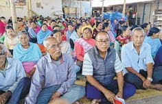 A large number of IDPs today staged a protest demonstration at Sajiwa Relief Camp against excesses committed by Manipur Police against the displaced people from Ikou, Sadu Yengkhuman, Dolaithabi, Litanpokpi, Mairenpat and Sadu Lampak on November 24, 2025. A large number of IDPs today staged a protest demonstration at Sajiwa Relief Camp against excesses committed by Manipur Police against the displaced people from Ikou, Sadu Yengkhuman, Dolaithabi, Litanpokpi, Mairenpat and Sadu Lampak on November 24, 2025.