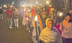 Displaced folks stage meira rally 