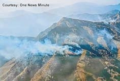 Wildfire sweeps through Dzukou Valley