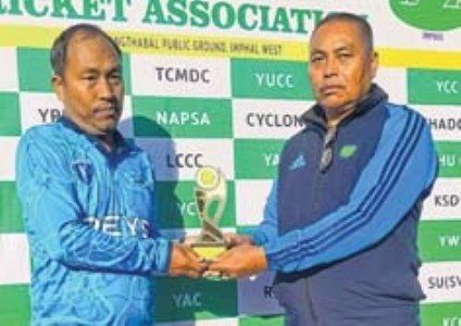 22nd Veteran Cricket Tournament Iboyaima stars as REYS trounce LCC by 92 runs for second win