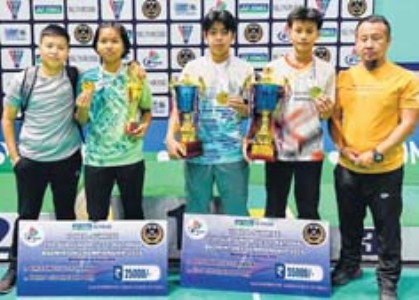 37th Sub-Junior Badminton Championships Yaiphaba-Yangba pair win silver, K Sonakshi settles for bronze
