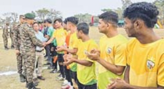 Maj (Dr) Jyotin, AC (P) Memorial Football Tournament 2026 kicks off in Bishnupur
