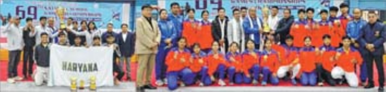 69th NSG Fencing for U-19 boys and girls Haryana emerge overall team champions as hosts Manipur settle for overall team runners up title