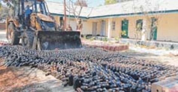 Liquors worth Rs 84 lakh disposed