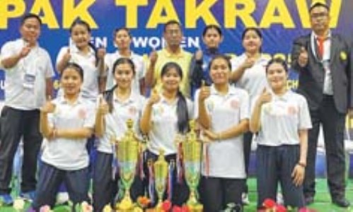 All India Inter University Sepaktakraw Championships Manipur University secure women’s quad and regu titles