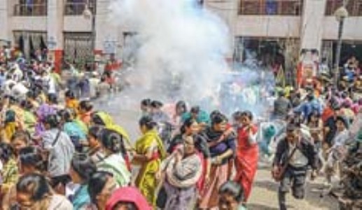 Protests erupt over census preparation, three hurt