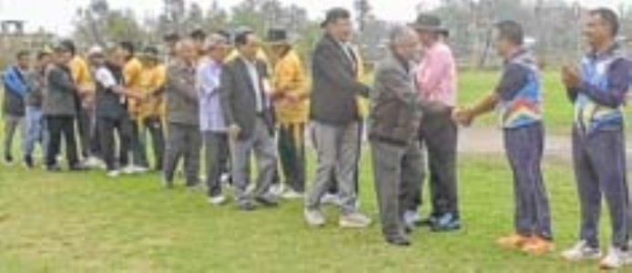 3rd Hijam Mema Memorial T20 Manipur Veteran Cricket Tournament begins