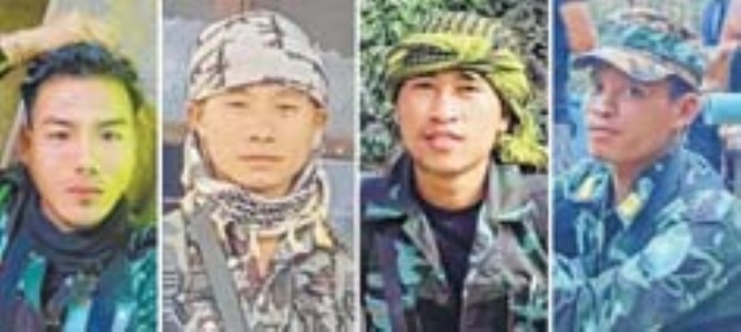 4 Naga militants killed in intra-party fight at Hongbei village, Kamjong dist