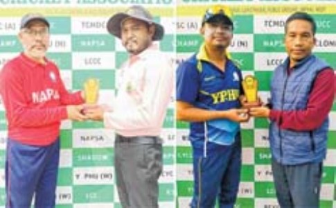 XIII T-20 Manipur Veteran Cricket YPHU-N beat YCC by 5 wickets to earn quarterfinal berth