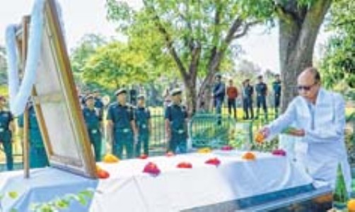 Khemchand prays for peace, harmony