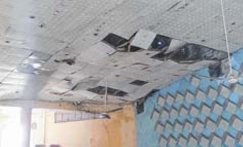 Centenary hall of MU in pitiable state