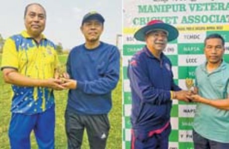 Veteran cricket: YCC Wangkhei, SU-SVC secure wins