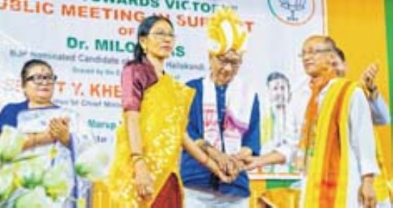 Khemchand hits campaign trail in Assam wooing voters for BJP