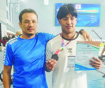 L Lanchenba wins bronze at Swimming Nationals