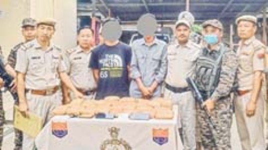 Over 28 Kg opium, 1.4 Kg brown sugar seized, four held
