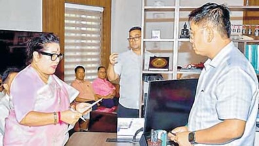 BJP’s Sharda files nomination