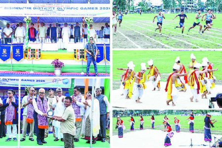 District Olympics vital for nurturing future champions: Manipur Governor at 1st Bishnupur District Olympics closing