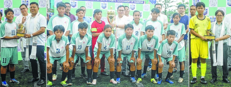 State Level Subroto Cup 2026 Meitei Mayek HS rout Langjing HS 5-0 enroute to U17 Girls’ title