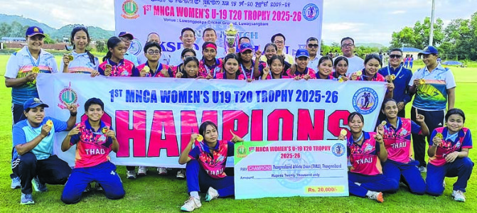THAU trounce AKSDO by 5 wickets to lift inaugural MNCA Women’s U19 T20 Trophy