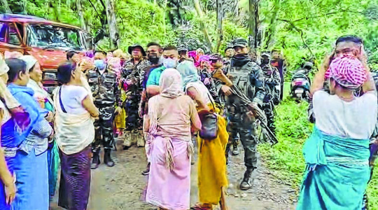 Another MPA camp shifted amid public protest